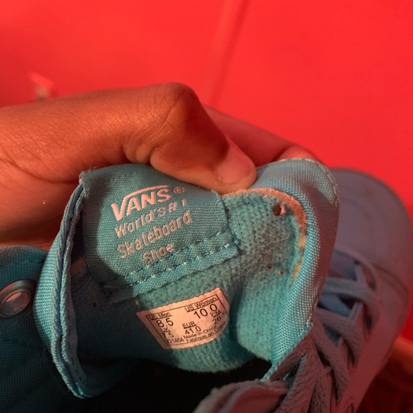 Blue High Top Vans - Picture 4 of 4